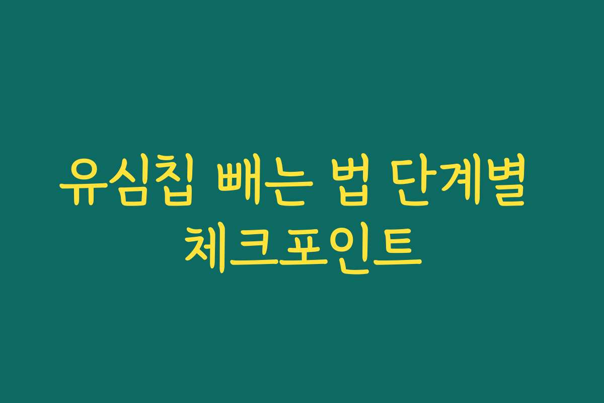 유심칩 빼는 법 단계별 체크포인트