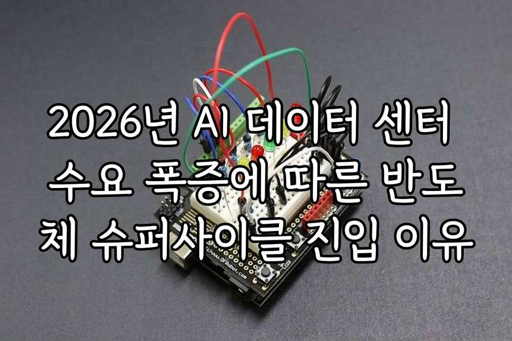 2026년 AI 데이터 센터 수요 폭증에 따른 반도체 슈퍼사이클 진입 이유