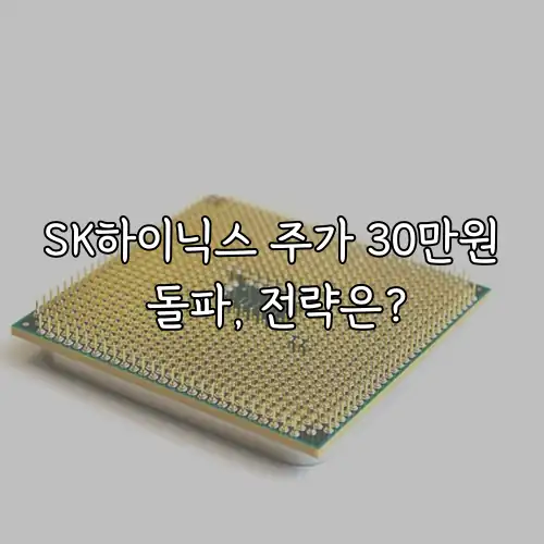 SK하이닉스 주가 30만원 돌파, 전략은?