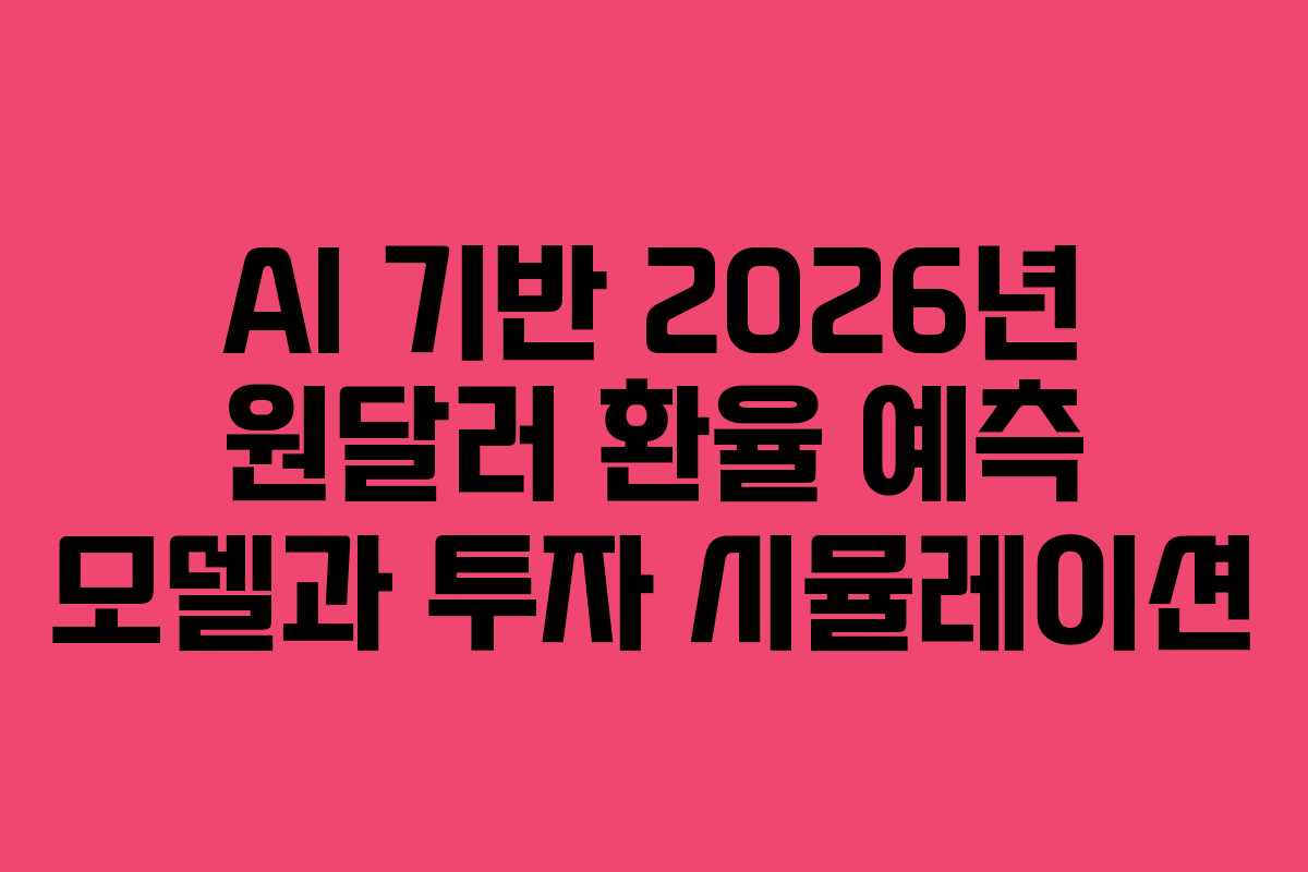 AI-기반-2026년-원달러-환율-예측-모델과-투자-시뮬레이션